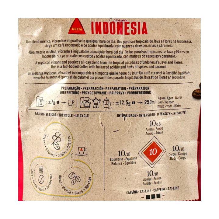 Delta Indonesia Molido 220 gr.