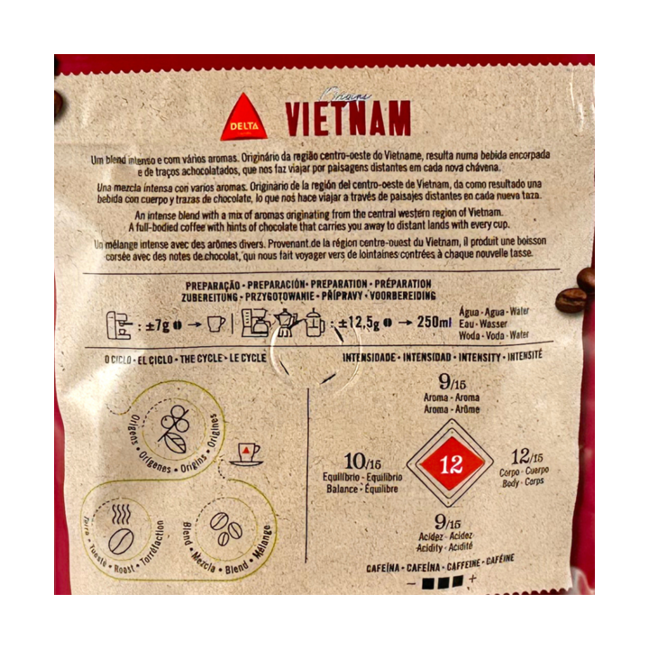 Delta Vietnam Molido 220 gr.