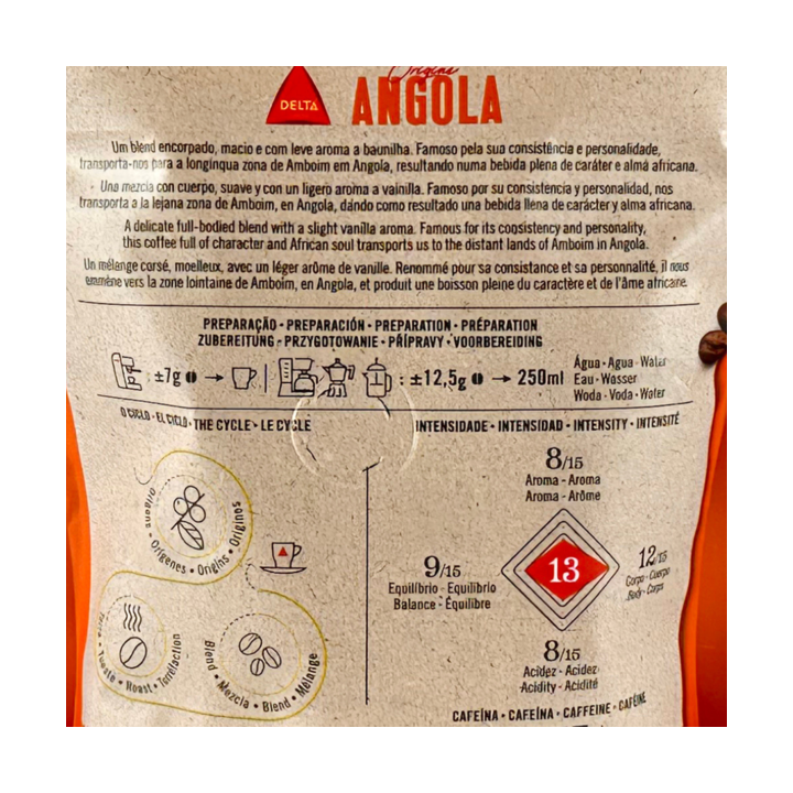 Delta Angola Molido 220 Gr
