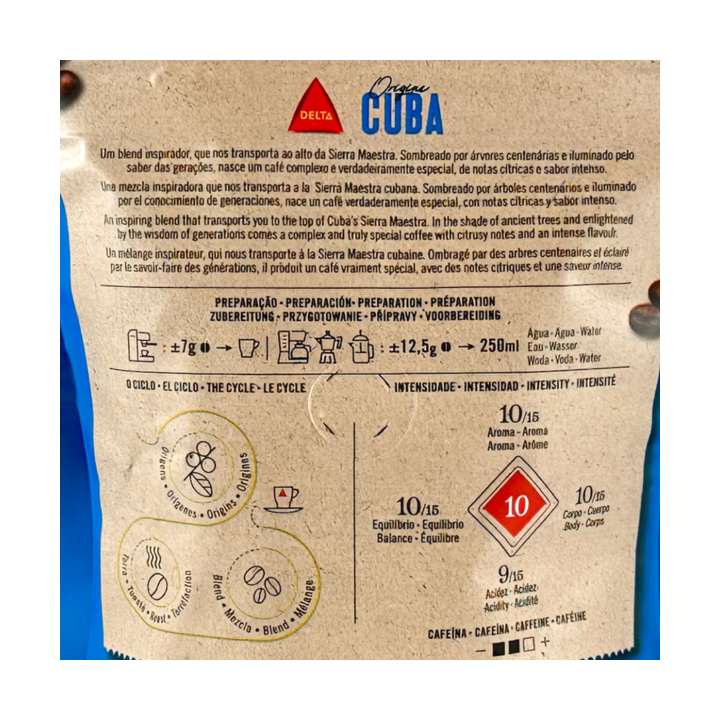 Delta Cuba Molido 220 Gr